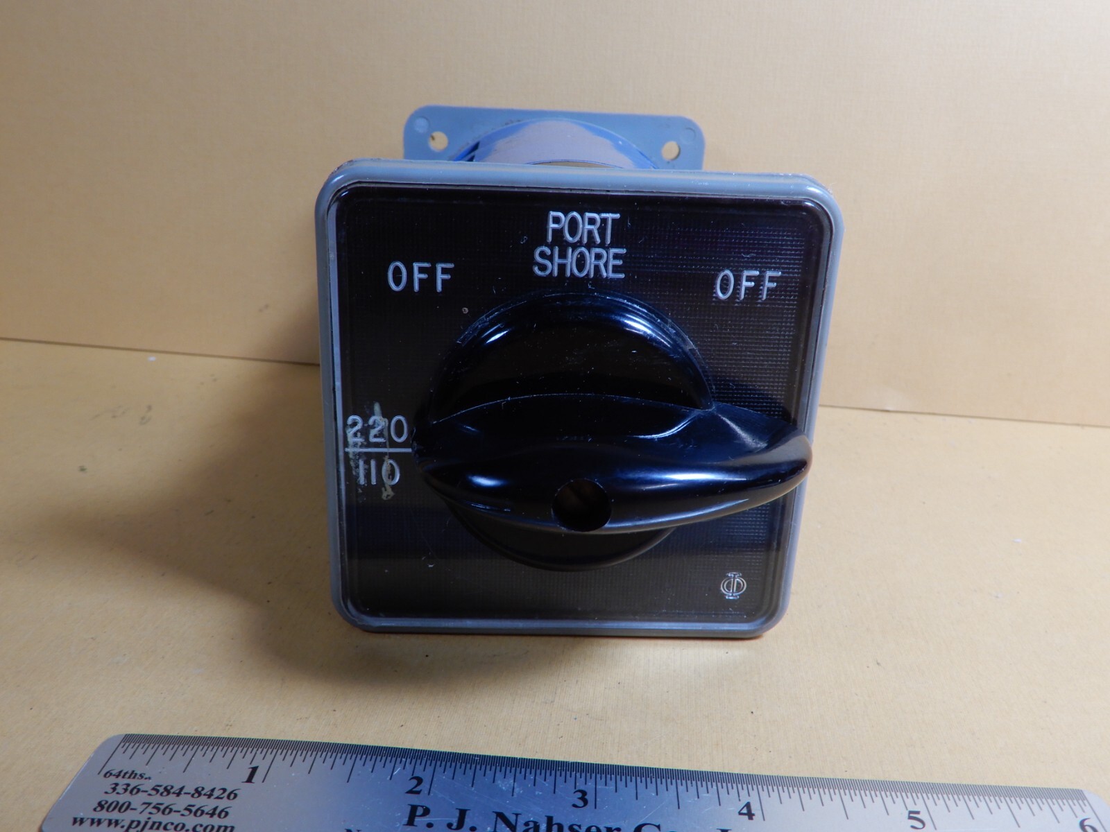 Kraus & Naimer C105 Rotary Switch 3 Sets of Contacts Dirty Used