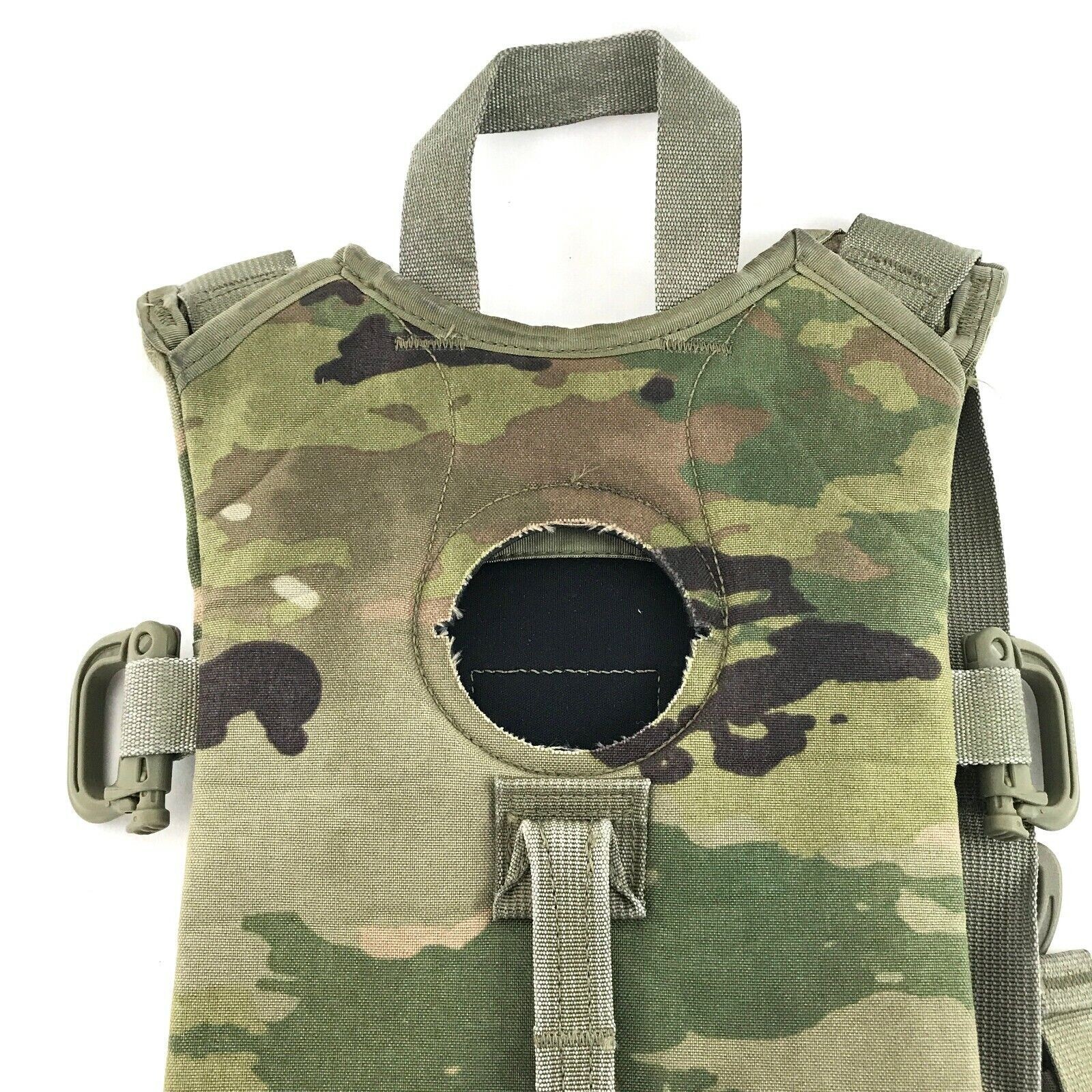 US Army OCP Multicam Molle II Hydration System Carrier Water Backpack No Bladder
