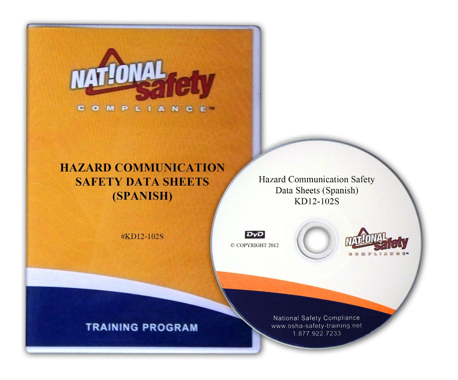 Spanish Hazard Communication Safety Data Sheet  DVD Training Kit