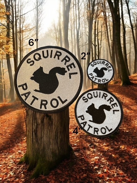 Squirrel Patrol Patch