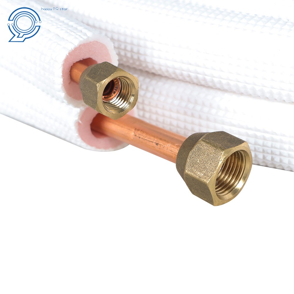1/4" - 3/8" Dia. White 25 Feet Install Kit For Mini Split Heat Pump Systems