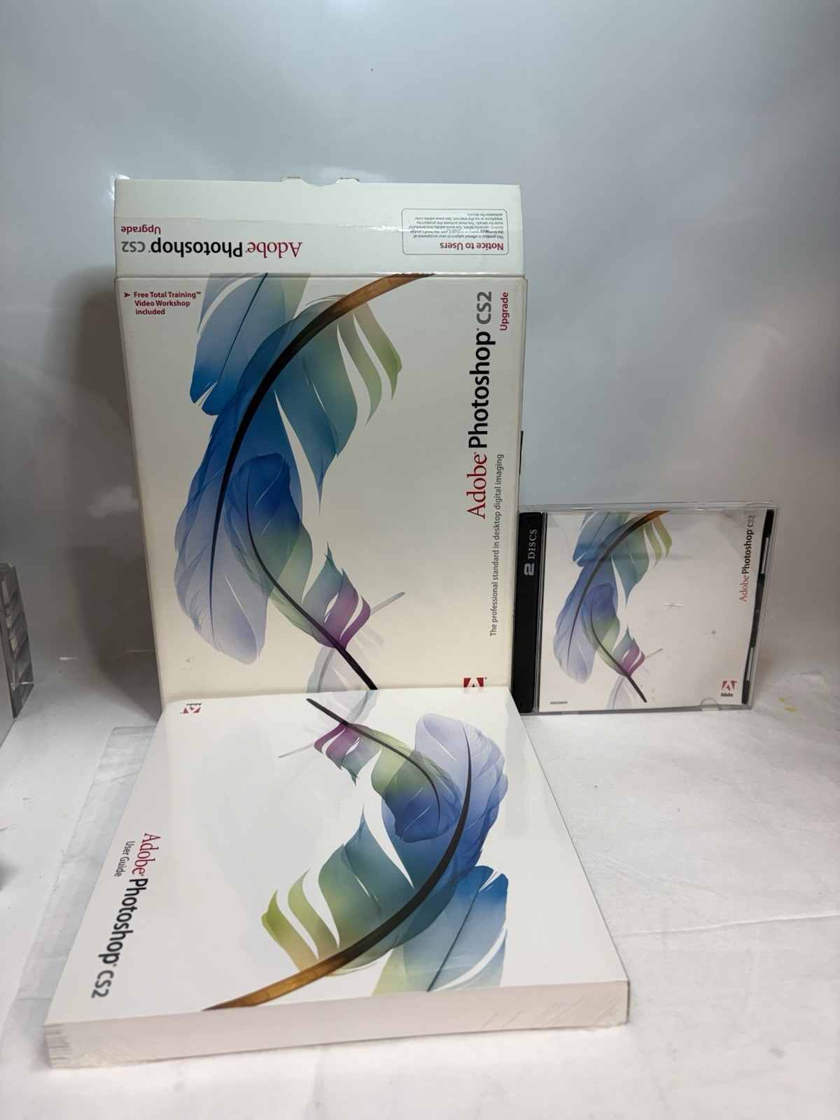 Adobe PhotoShop CS2 Upgrade Mac OS w/ Training Video & User Guide