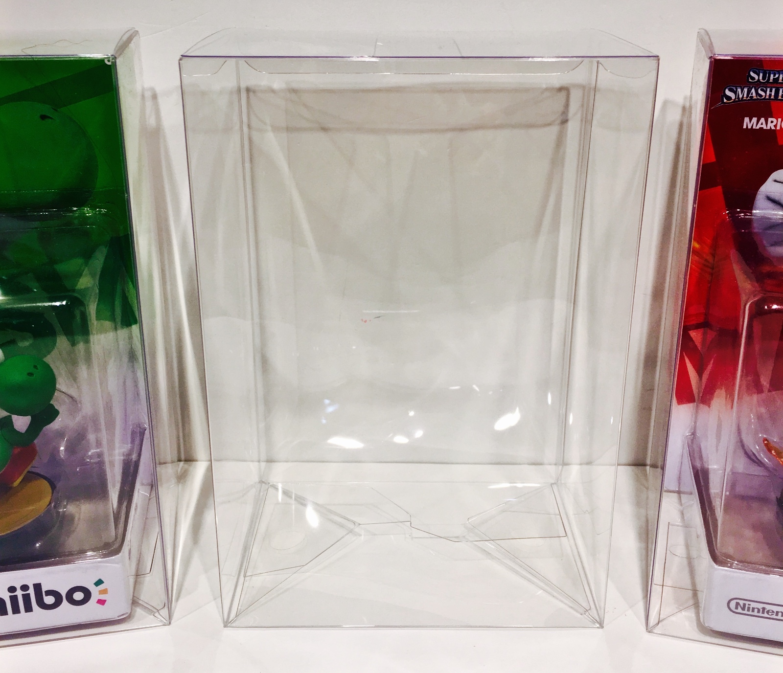 75 Box Protectors For NINTENDO AMIIBO  Original Size Only! Clear Display Cases