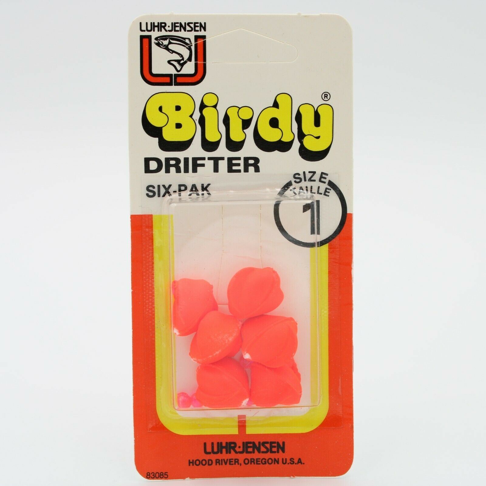 Luhr Jensen Birdy Drifter Bobbers 6 Pack Fire Size 1 4088-001-044