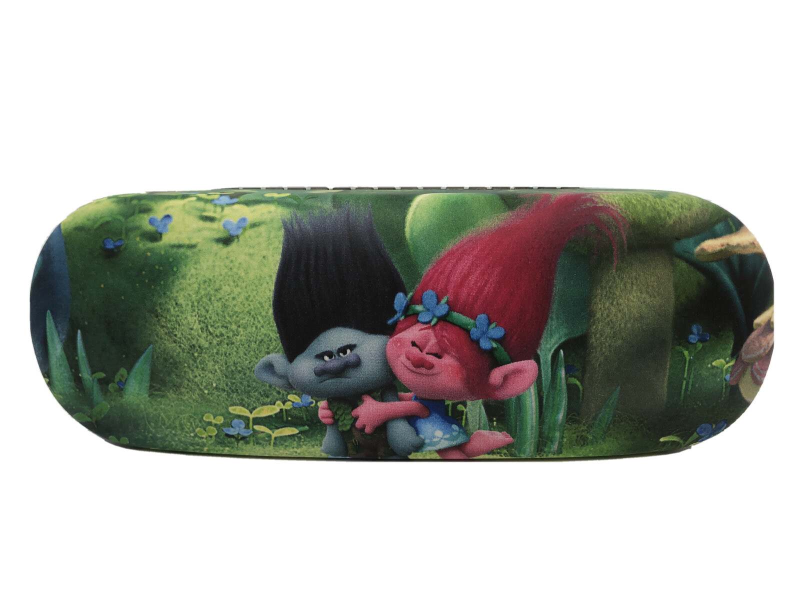 NEW Dreamworld Pair of Trolls Hard Metal Clamshell Eyeglasses Case -a Classic