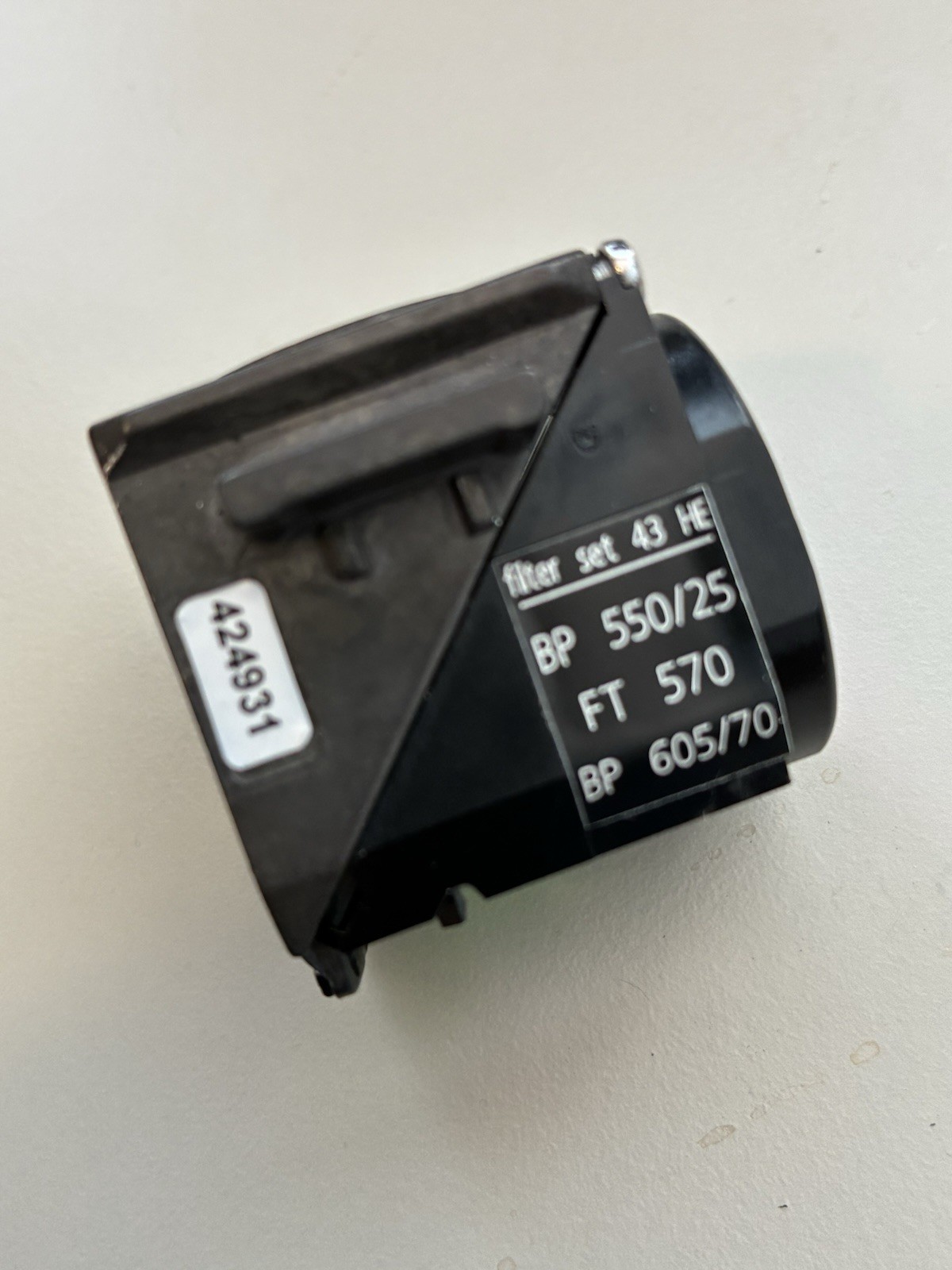 Zeiss Fluorescence Cube P&C Filter Cube - Filter Set 43 HE