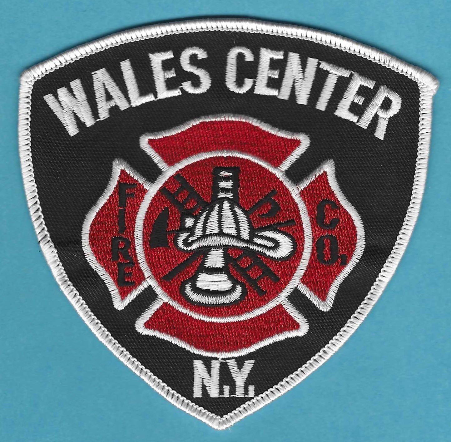 WALES CENTER NEW YORK FIRE RESCUE PATCH