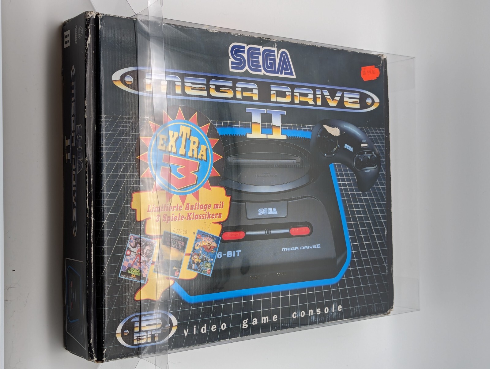 Protective case suitable for Sega Mega Drive console original packaging game protector box film