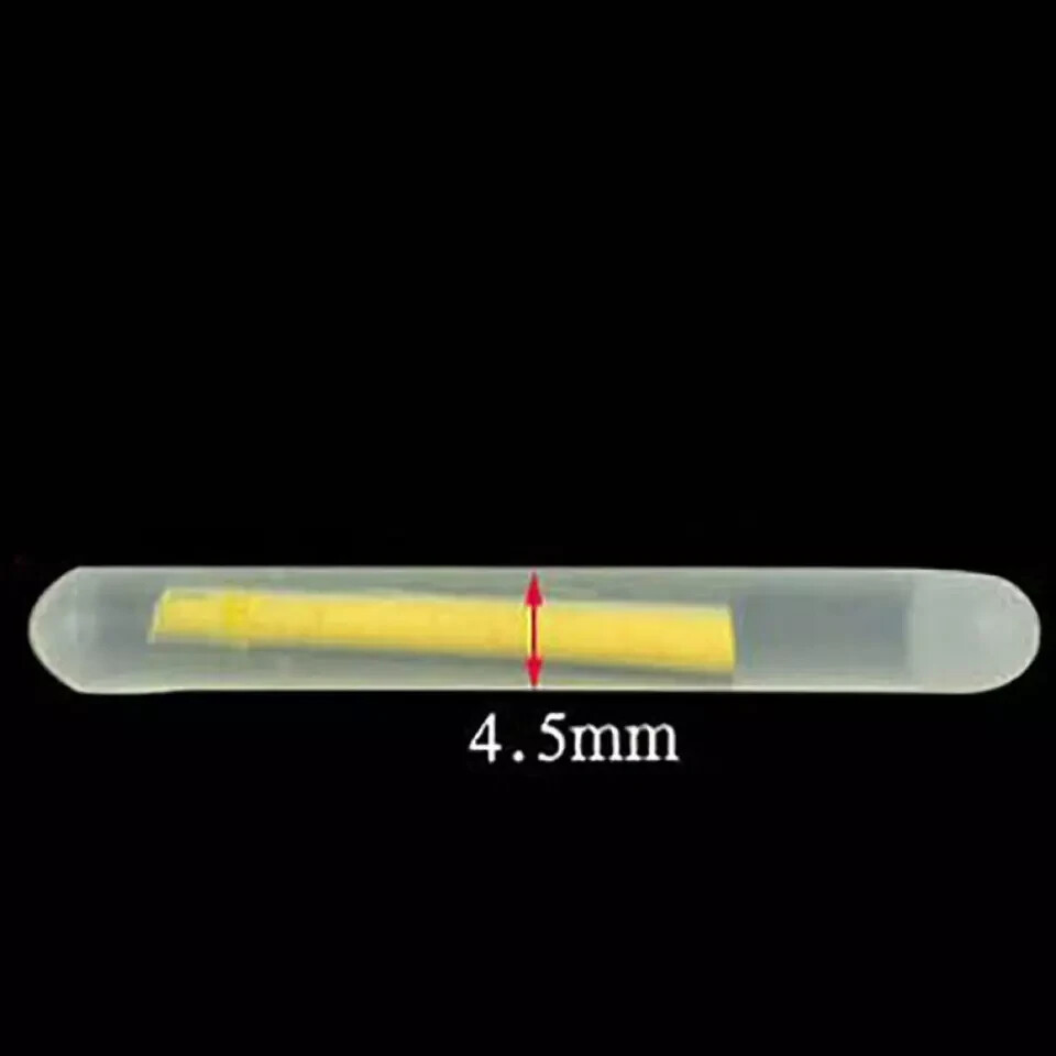 50Pcs Light Fishing Fluorescent Float Night Dark Glow Stick
