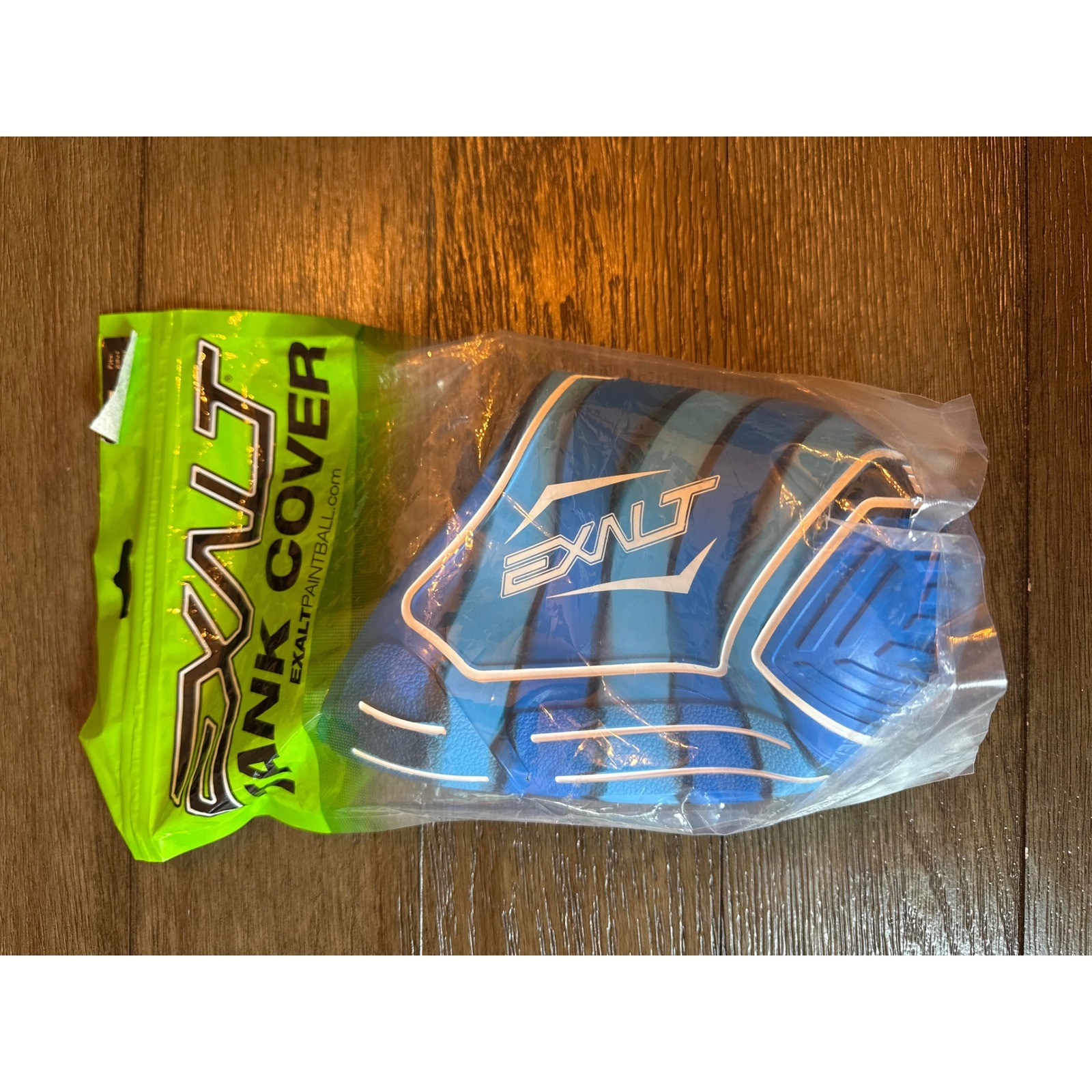 Exalt Paintball Tank Cover Blue Swirl Medium Fits 68ci 70ci 72ci Fiber Tanks NEW