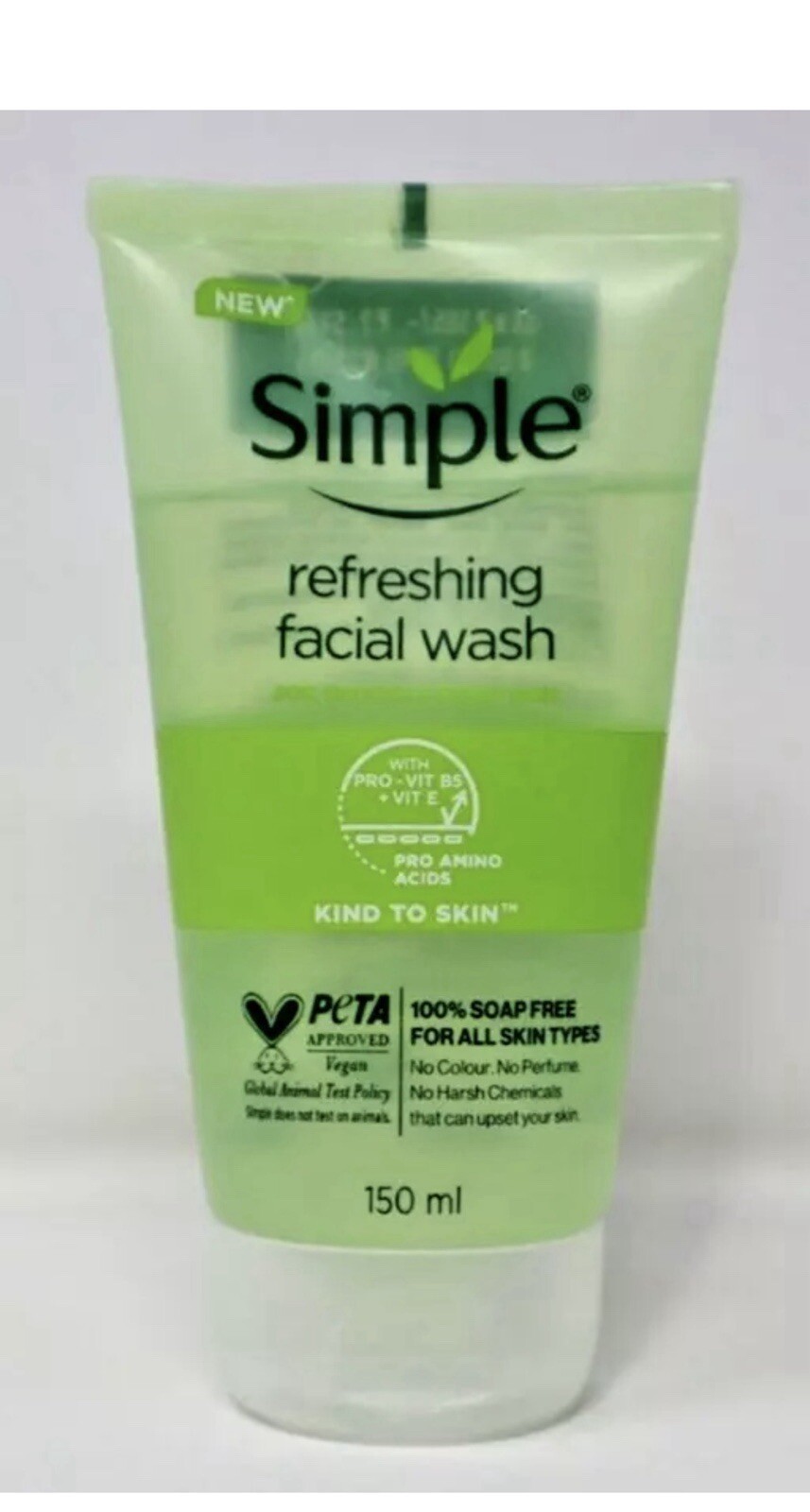 Simple - Kind to Skin - Refreshing Facial Wash for Smooth & Fresh Skin, 5oz