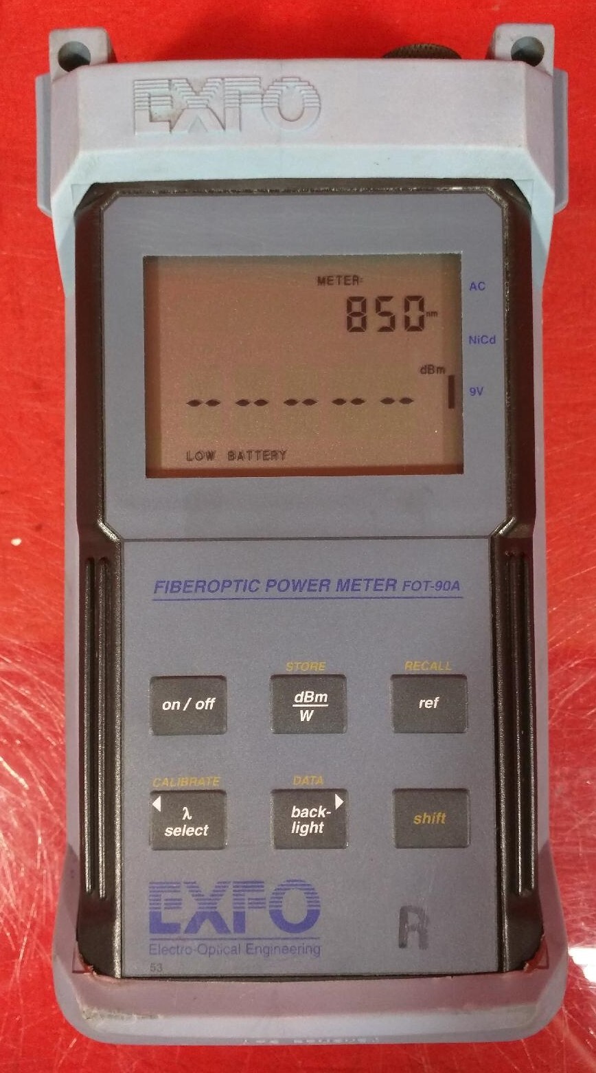 Exfo FOT-90A Fiber Optic Power Meter