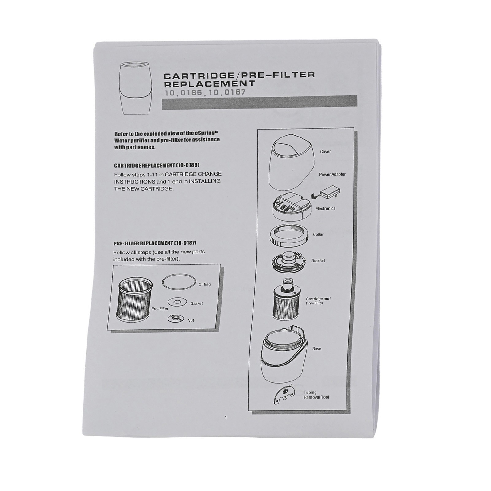 UV Technology Replacement Filter Fit for Amway eSpring Water Purifier 100186