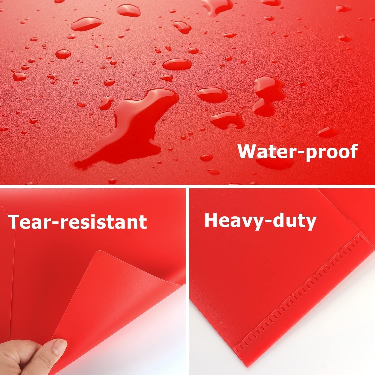 Assorted 8 Pack Plastic Folders with Pockets - Water-Resistant & Tear-Resistant