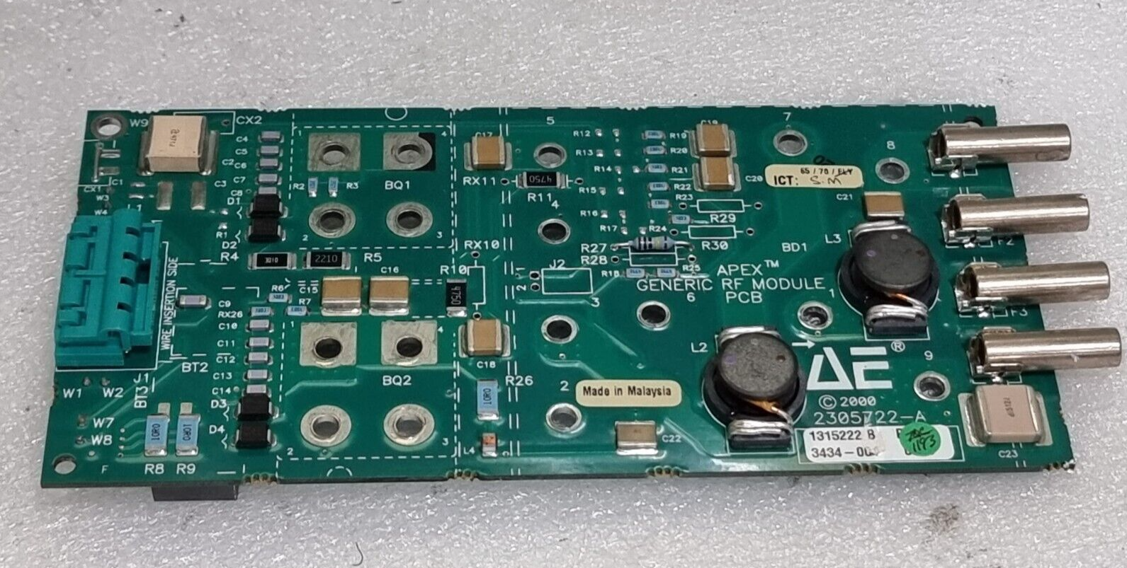 AE 2305722-A APEX GENERIC RF MODULE 1315222 B