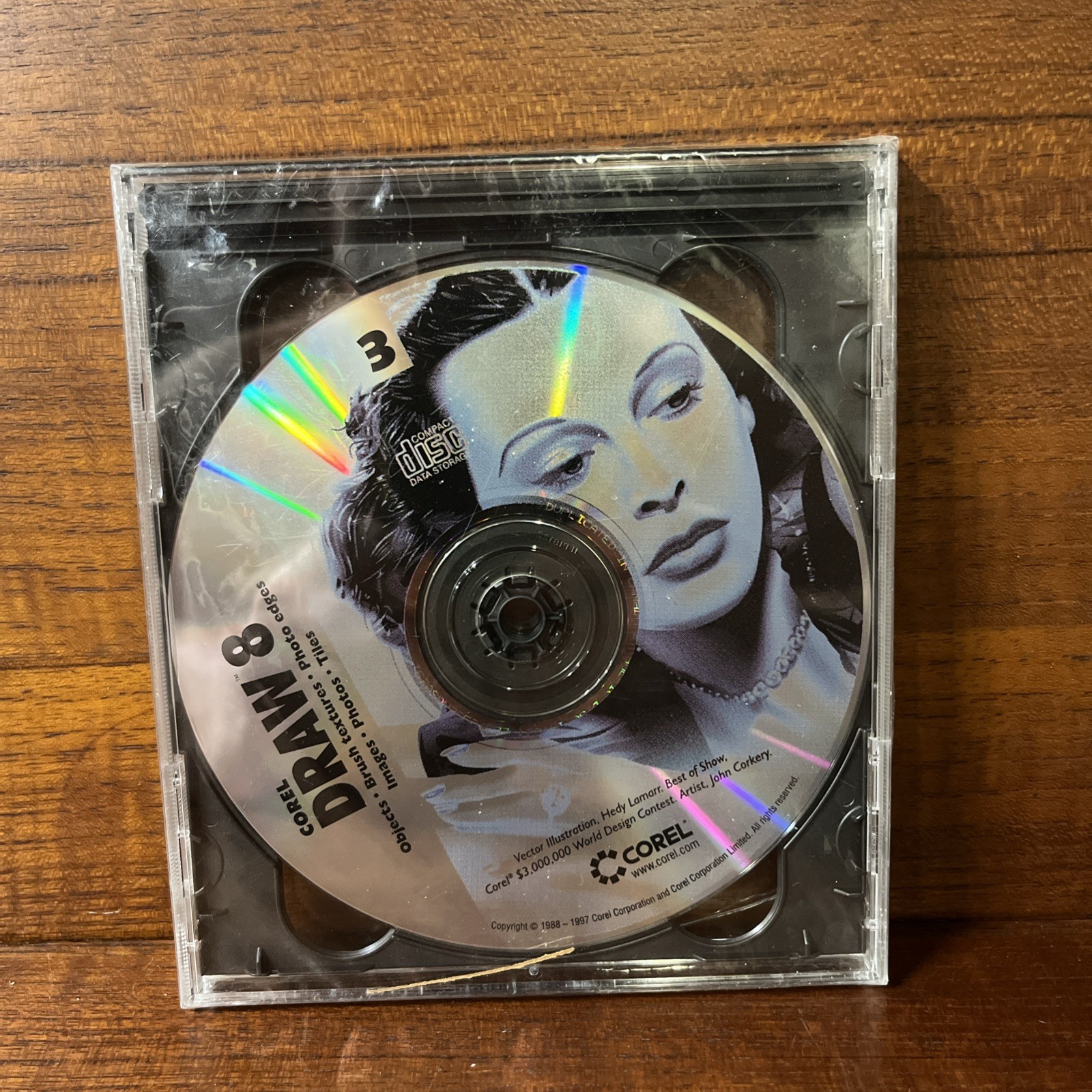 Corel Draw 8 CorelDraw 2 Disc Set PC CD-ROM Software Windows Sealed Disc 2 And 3
