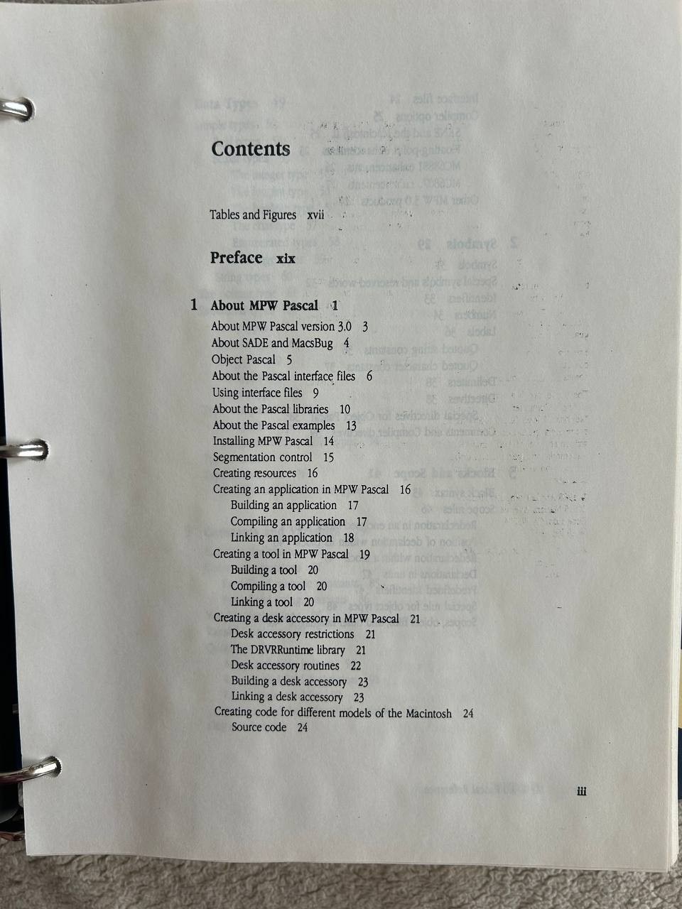Vintage MPW 3.0 Pascal & C Reference Manuals Apple Macintosh Programmer
