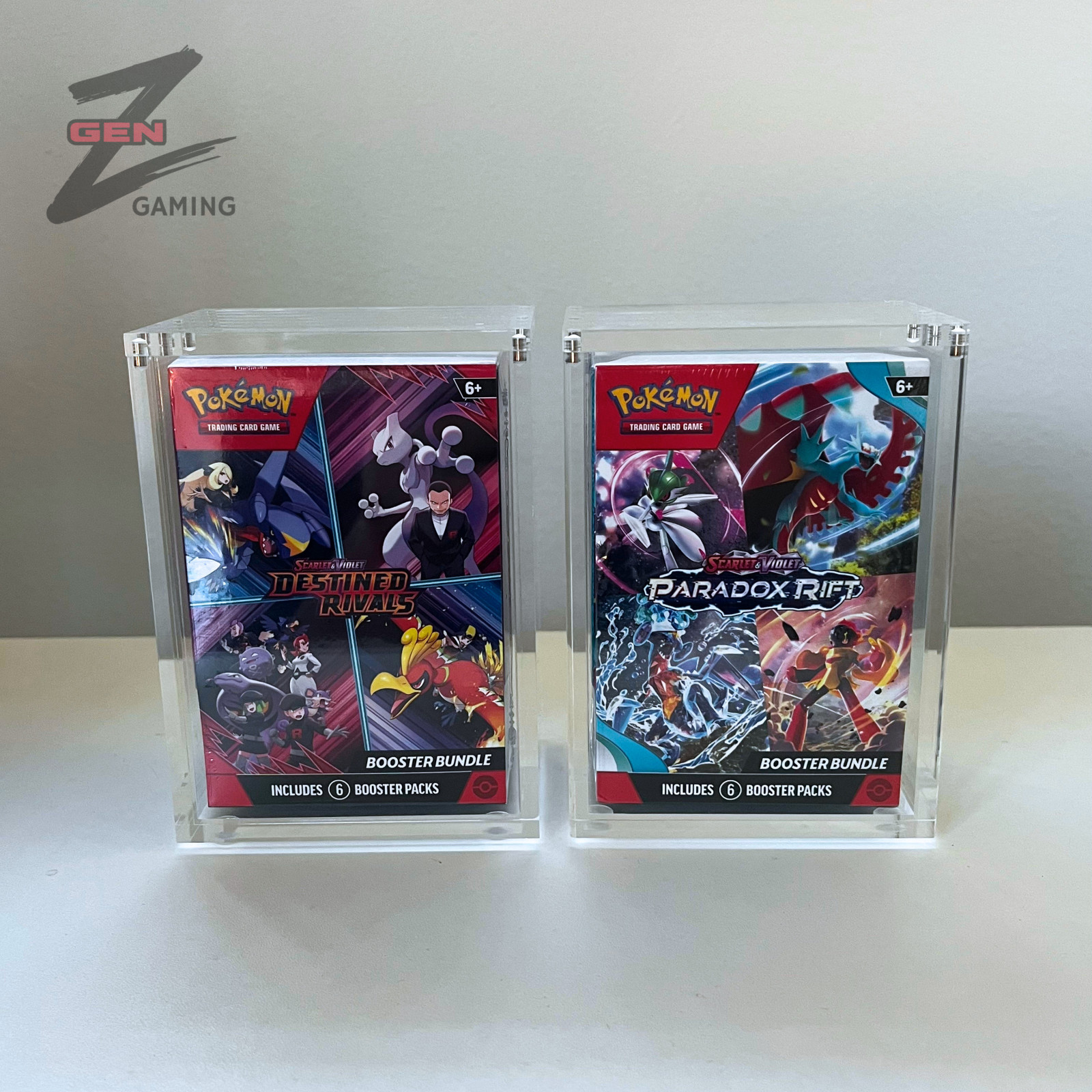Pokemon Booster Bundle Acrylic Protective Display Case Magnetic 99% UV Rejection