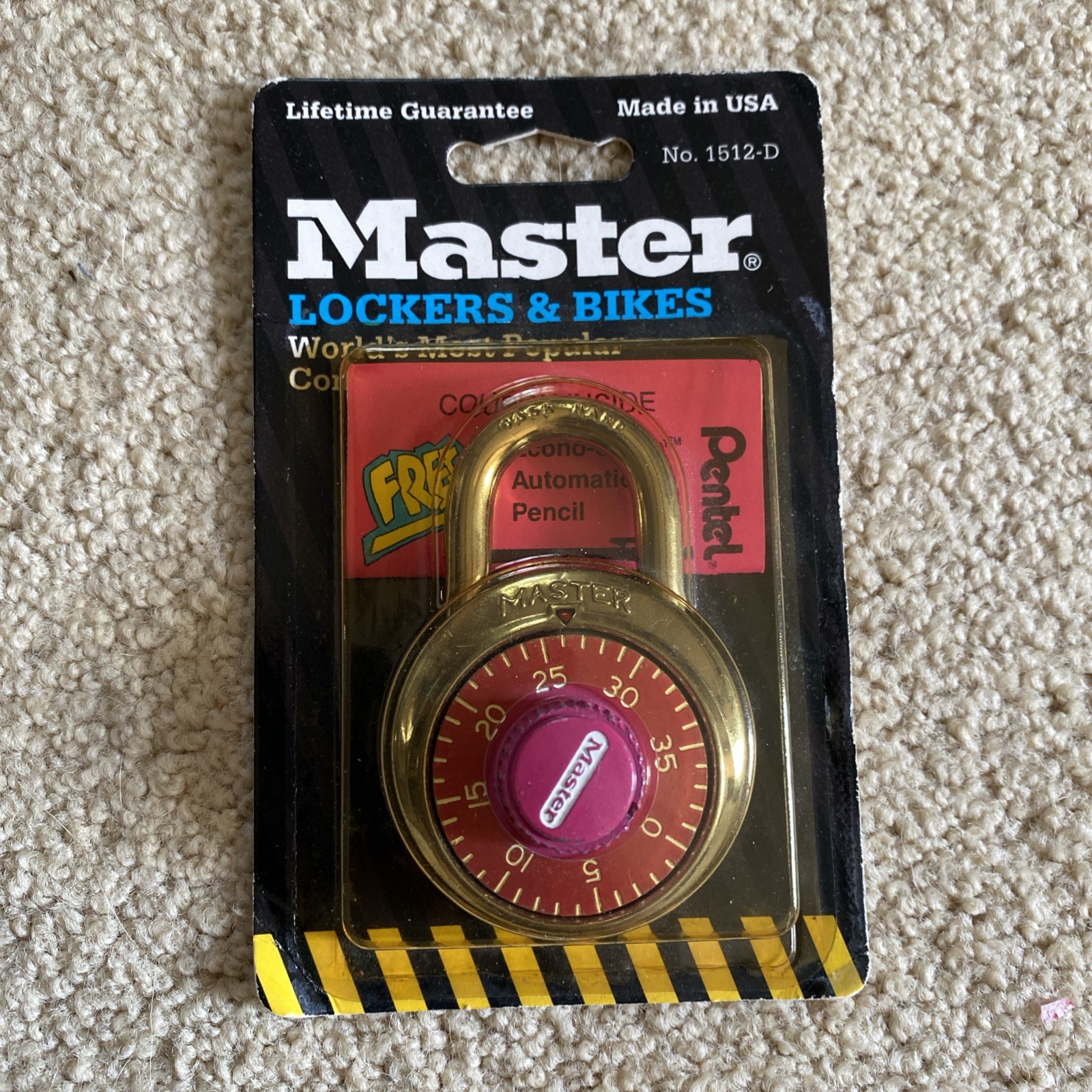 Master Locks Lockers & Bikes No. 1512-D / BRAND NEW!