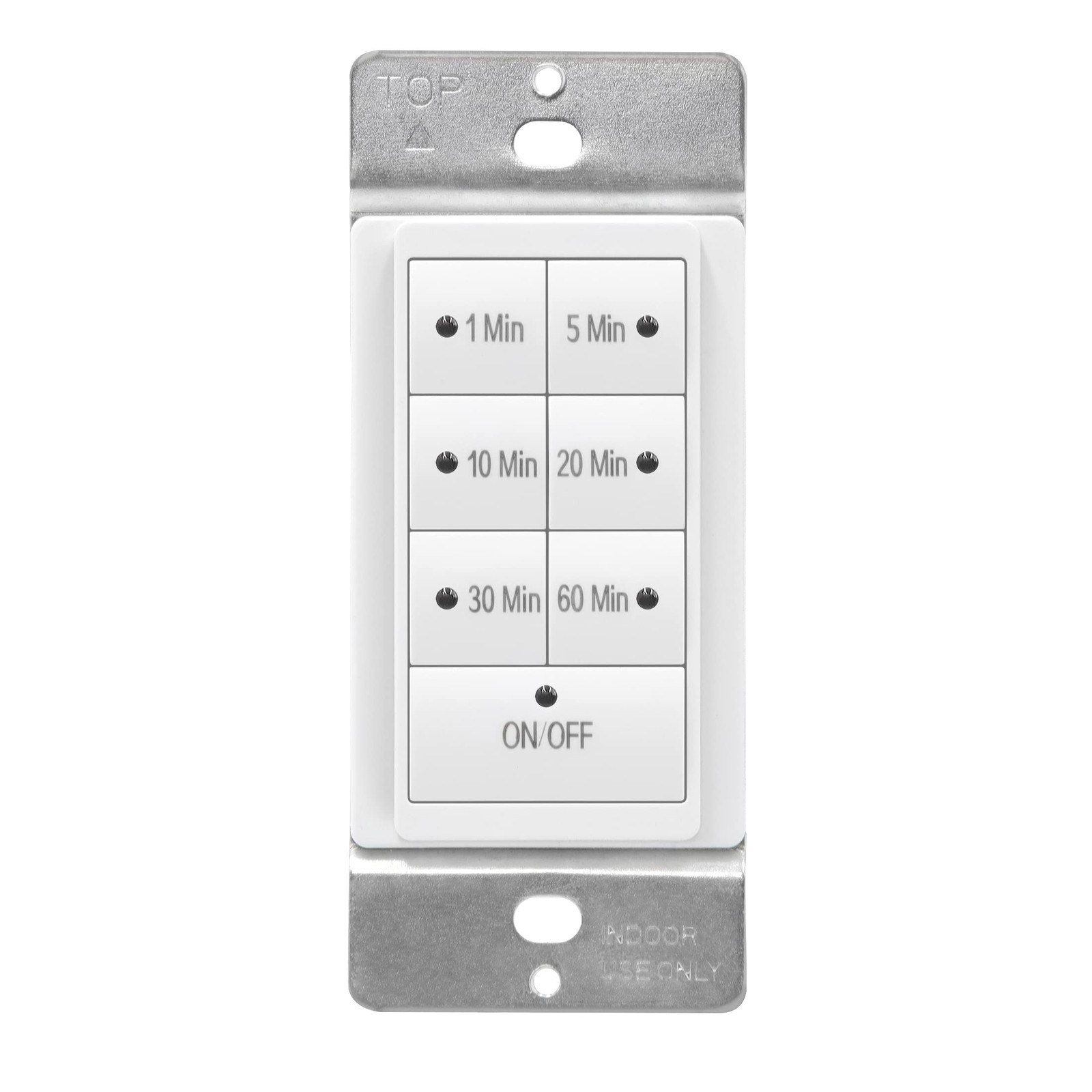 Maxxima 1875 Watt 7 Button Countdown Timer Switch - Maximum 60 1 Pack, White