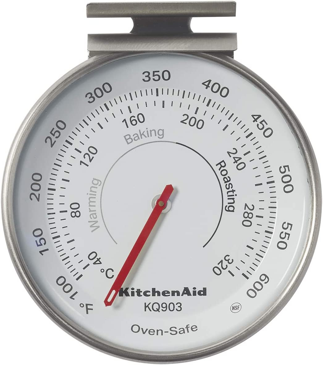 3-In Dial Oven Thermometer, Temperature Range: 100°F to 600°F