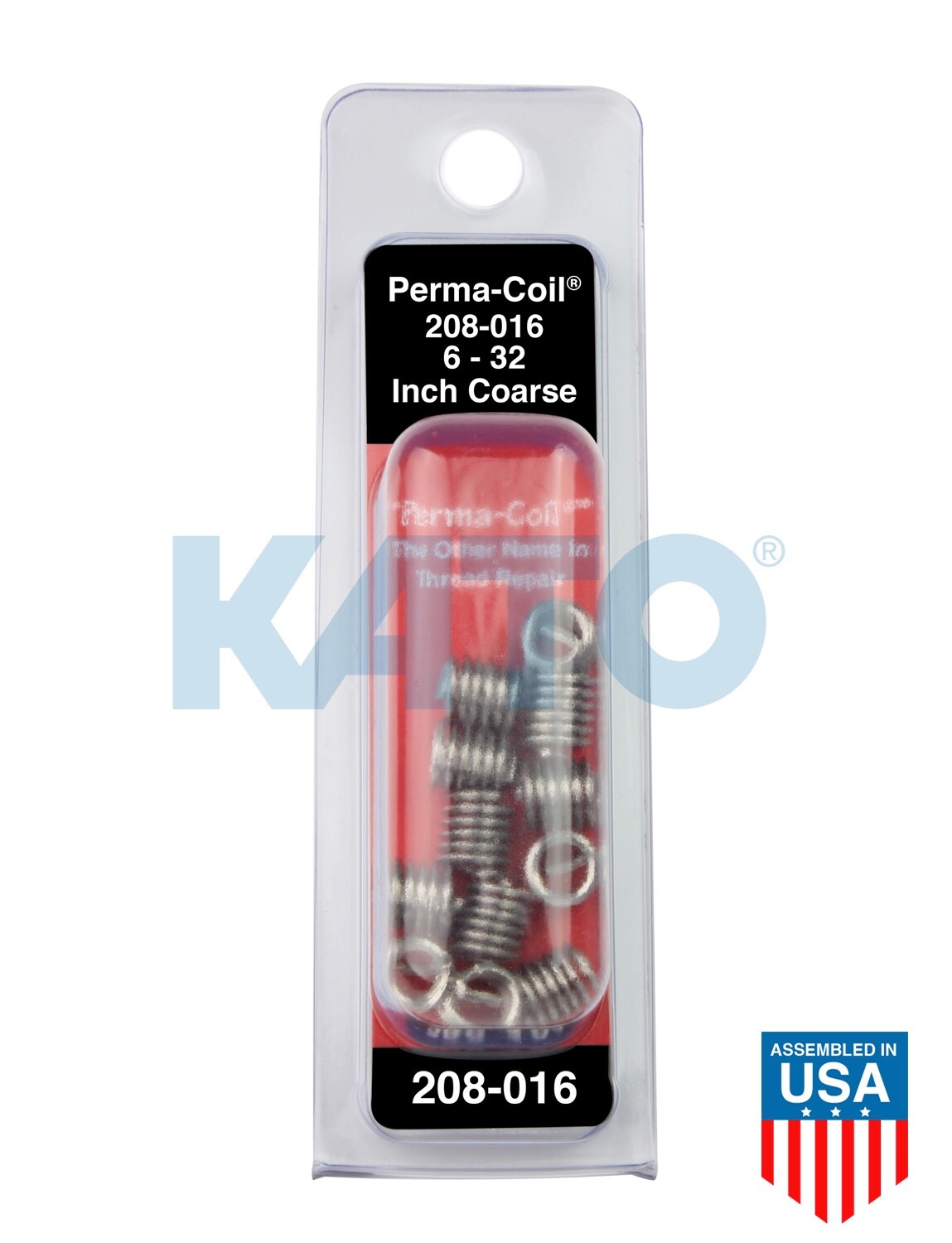 6-32 Thread Repair Pack 12 Inserts Perma-Coil 208-016