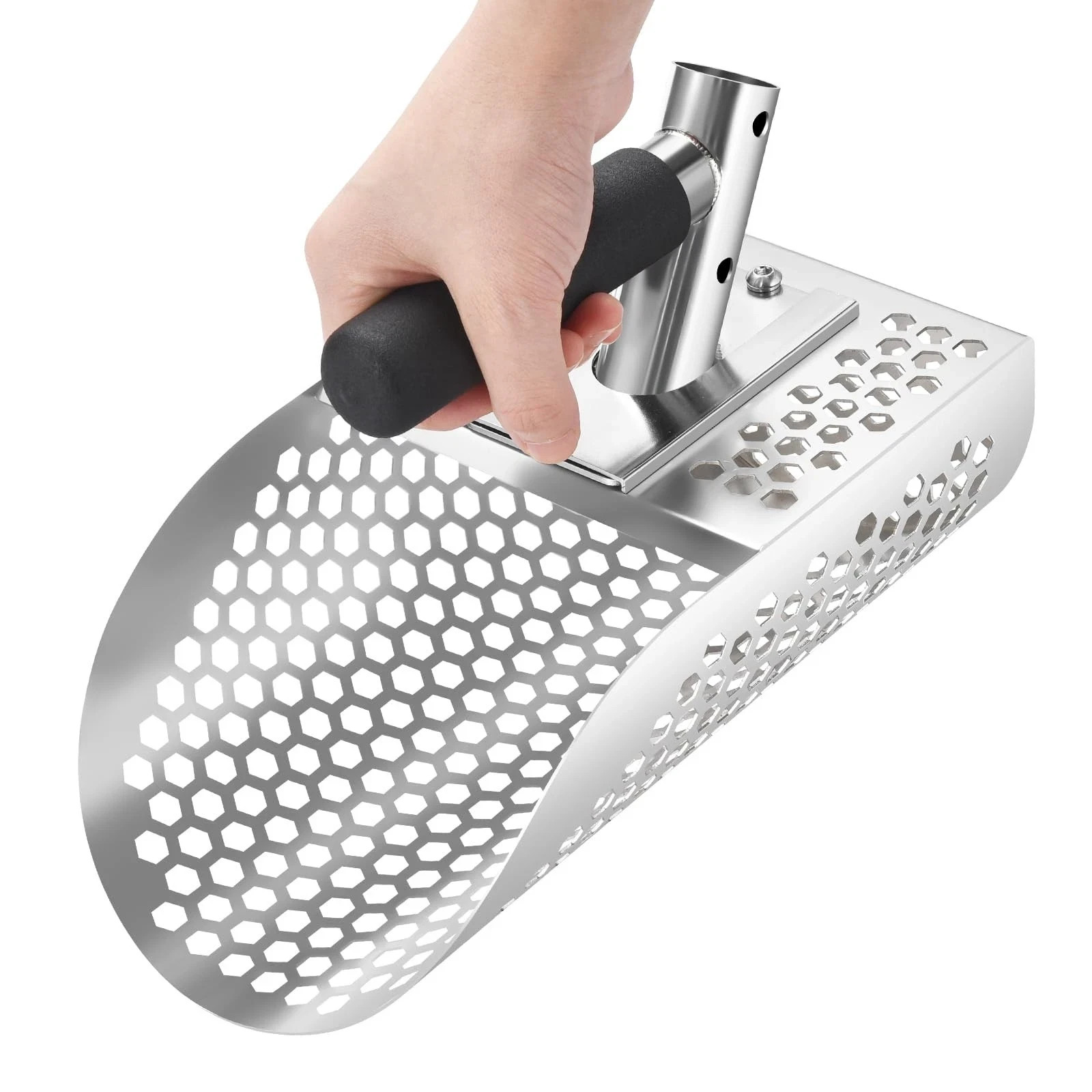 Sand Scoop for Metal Detecting, Heavy Duty Metal Detector Beach Finds Scoop, ...