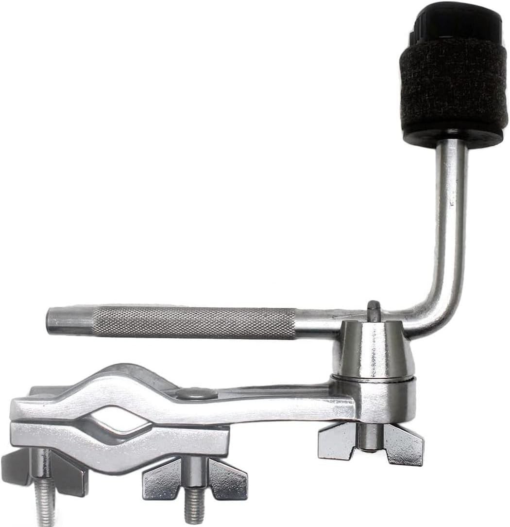 Drum Set Mounting Clamp Chrome Cymbal Boom Arm with Clamp Holder Bracket Percuss