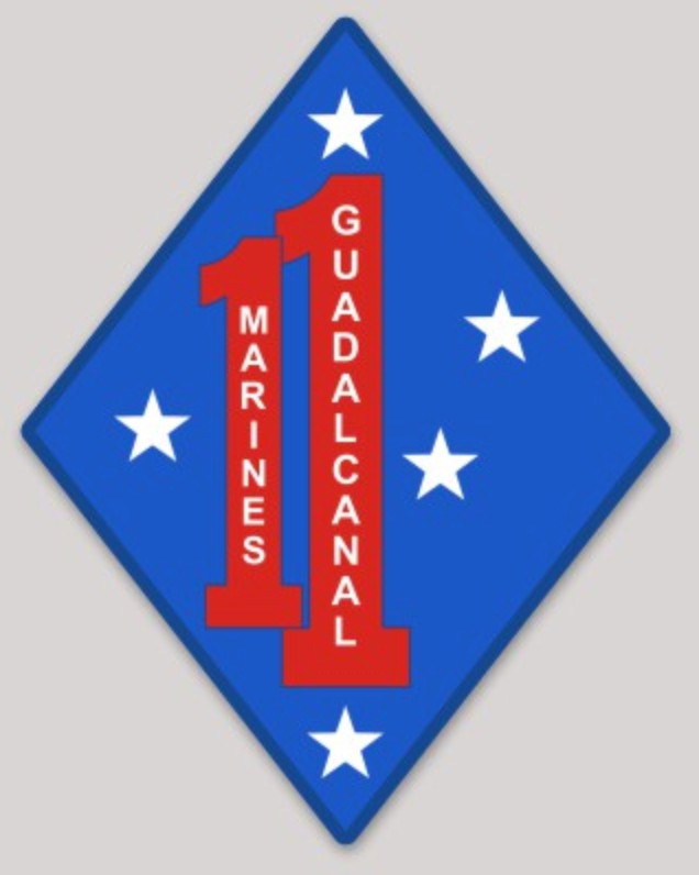 Officially Licensed USMC 1st Marine Regiment Sticker