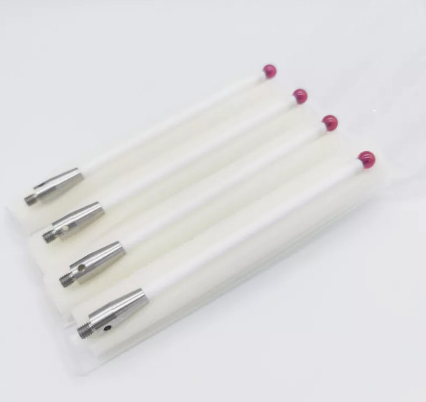 M4 A-5000-3712 CMM Touch Probe Stylus 6mm Ruby Ball CNC Probe Tip Ceramic shaft