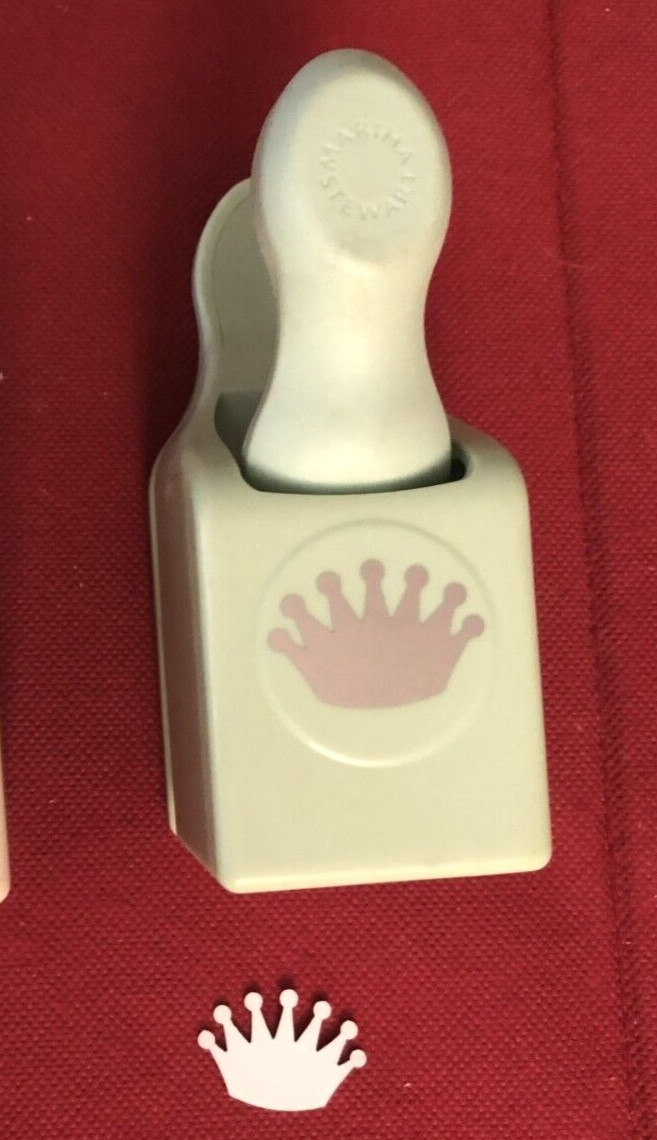 Martha Stewart Medium Craft Punch CROWN King Queen
