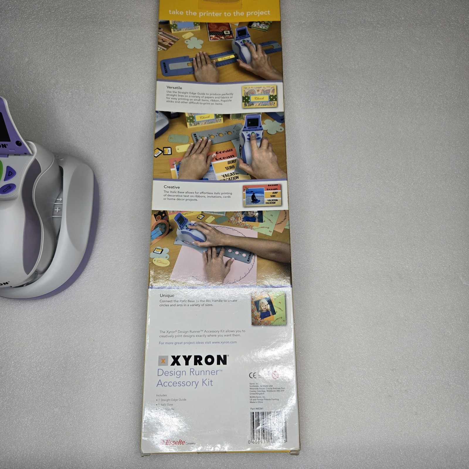 Xyron Design Disc Make, Dressing Runner And Accessories Kit Great Condition