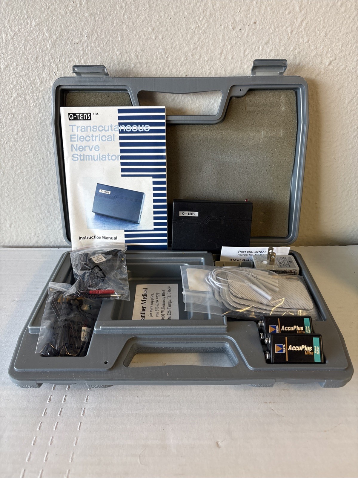 QUANTUM MEDICAL Q Tens Unit Neuromuscular Nerve Stimulator Rechargeable W Case!!