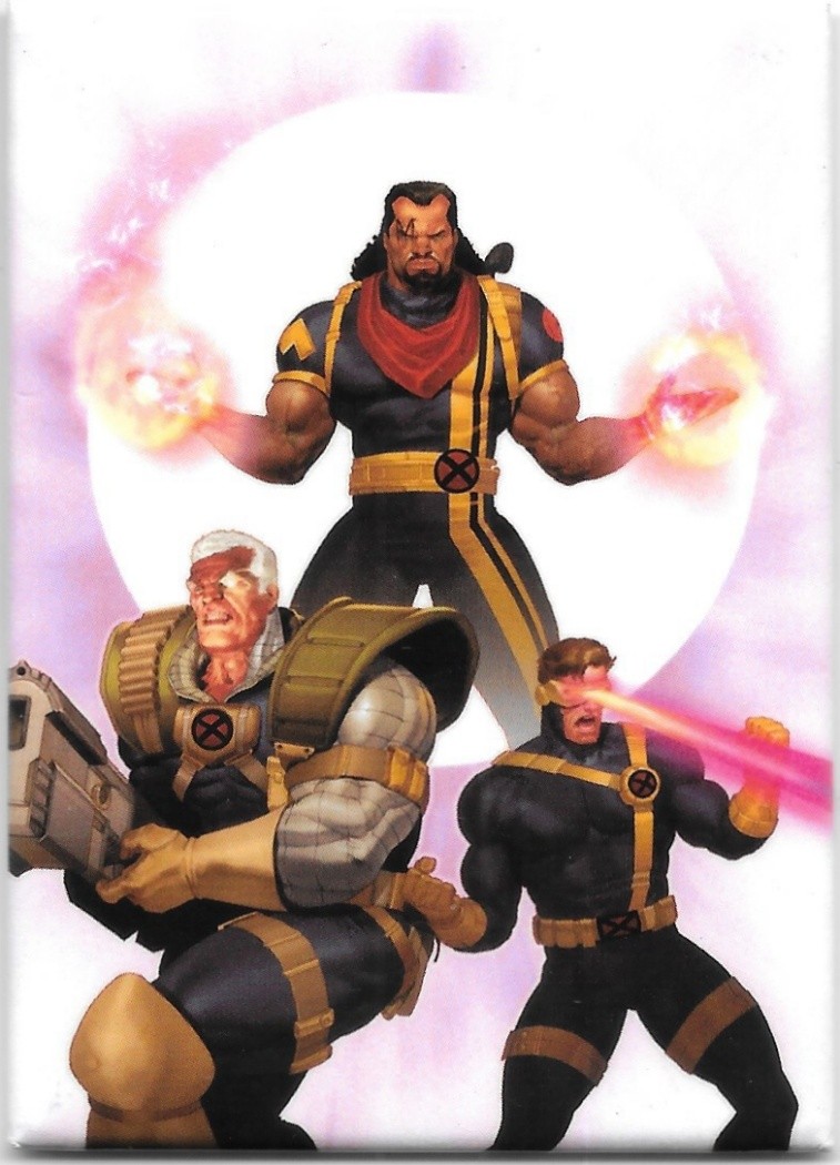 Marvels X-Men Times and Life Bishop Cable Cyclops Images Refrigerator Magnet NEW