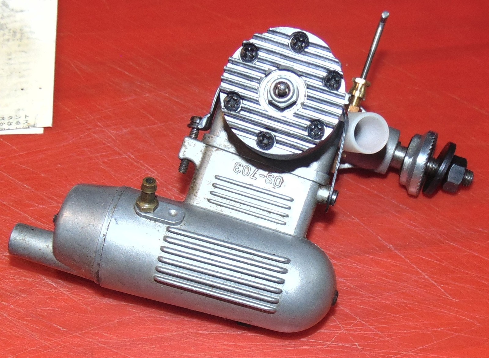 OS Max 35 CL Stunt Model Airplane Engine, cleaned with box .