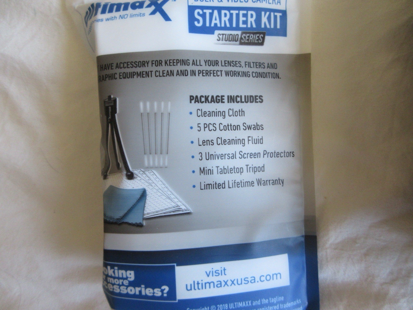 Ultimate Camera Kit Includes Cleaning Kit Camera Bag USB Port And Hand Strap