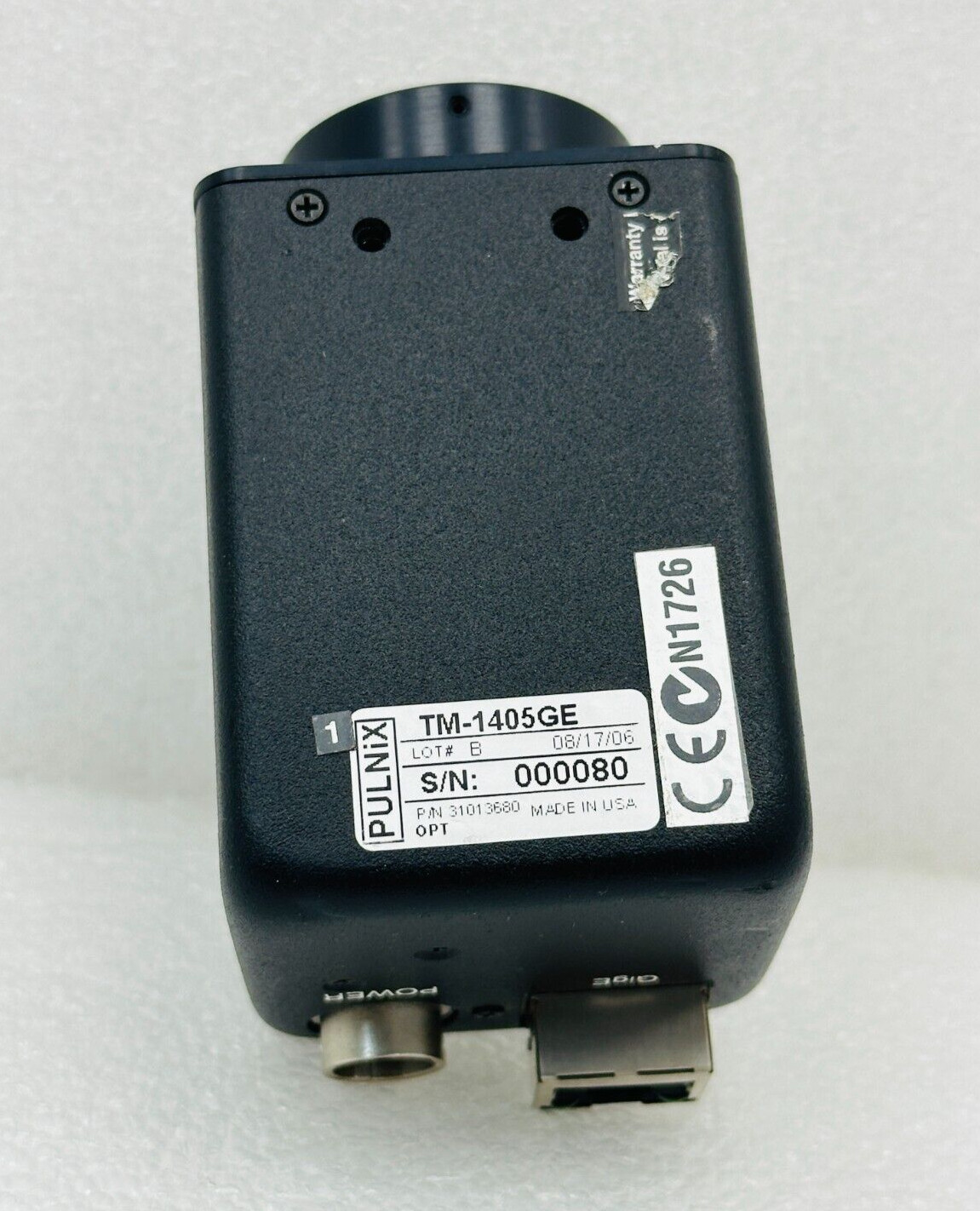 USED - Pulnix Inc TM-1405GE Monochrome Scan Camera - FREE SHIPPING