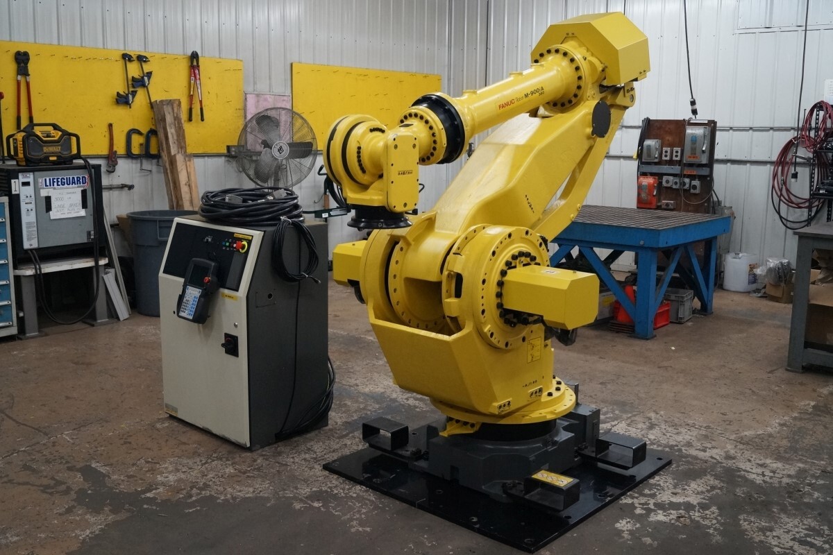 Fanuc M-900iA/350 Robot System w/ R-30iA Control Low Hours TESTED VIDEO WARRANTY