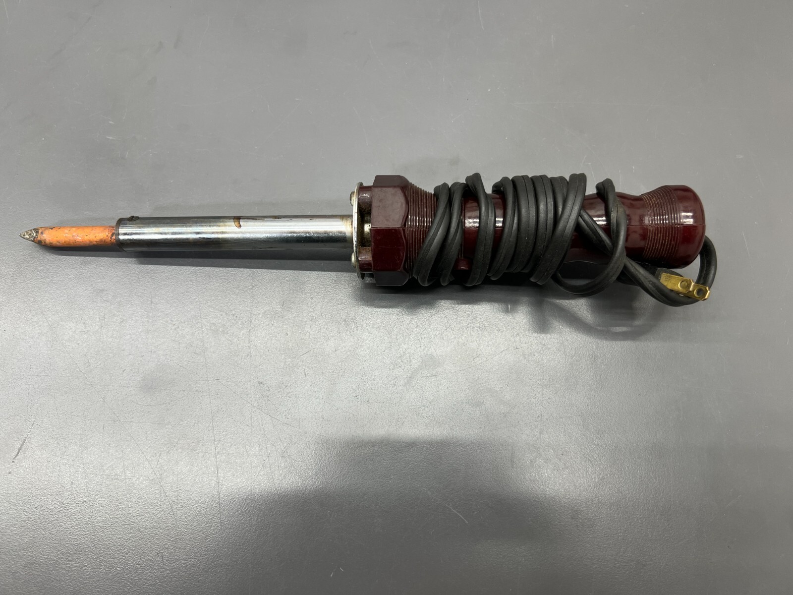 (i) RARE VINTAGE RCA INDUSTRIES HOME STUDY 75W HD SOLDERING IRON - VGC - USA