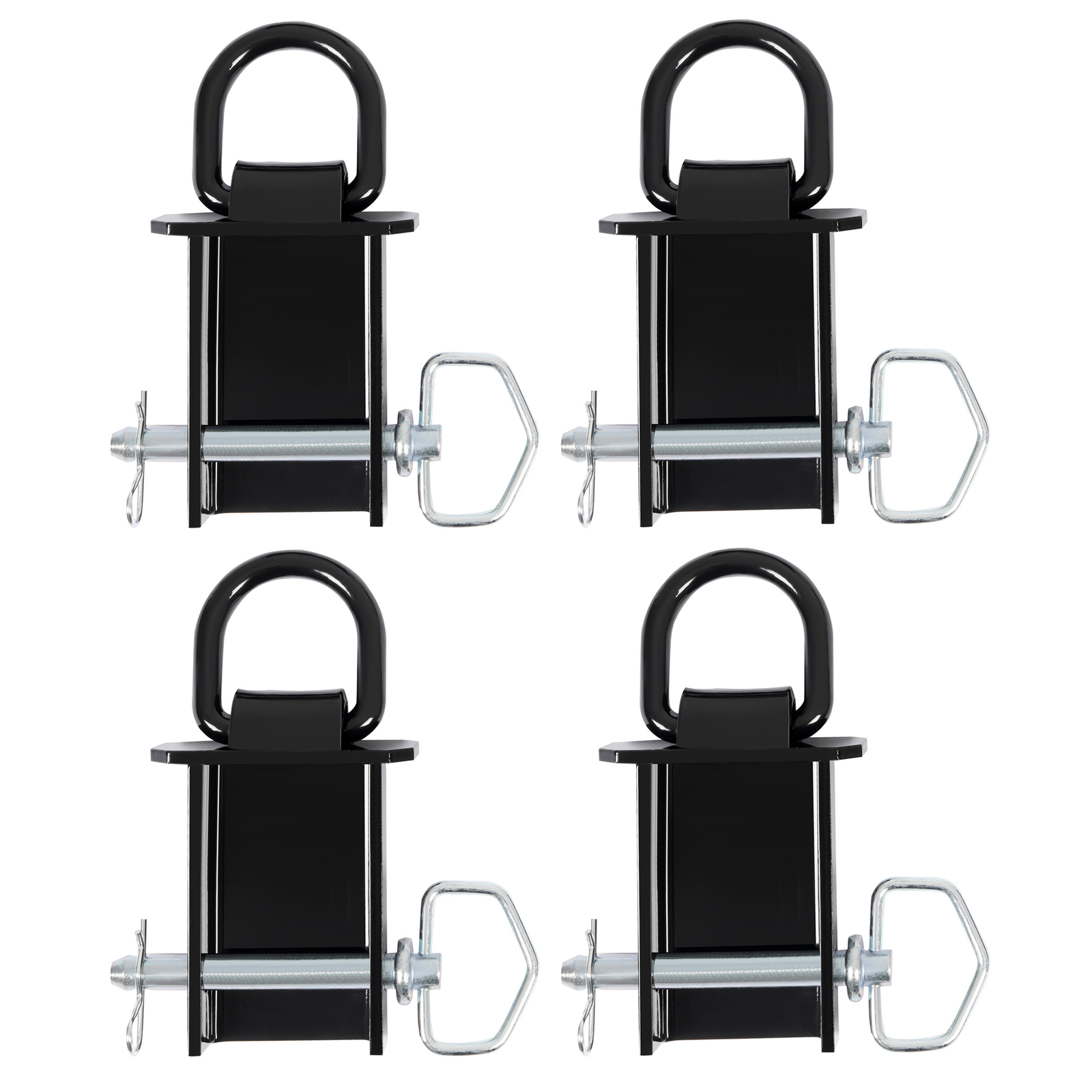 For Utility Trailers Stake Pocket D Rings 4pcs 12000lbs Heavy Duty Removable