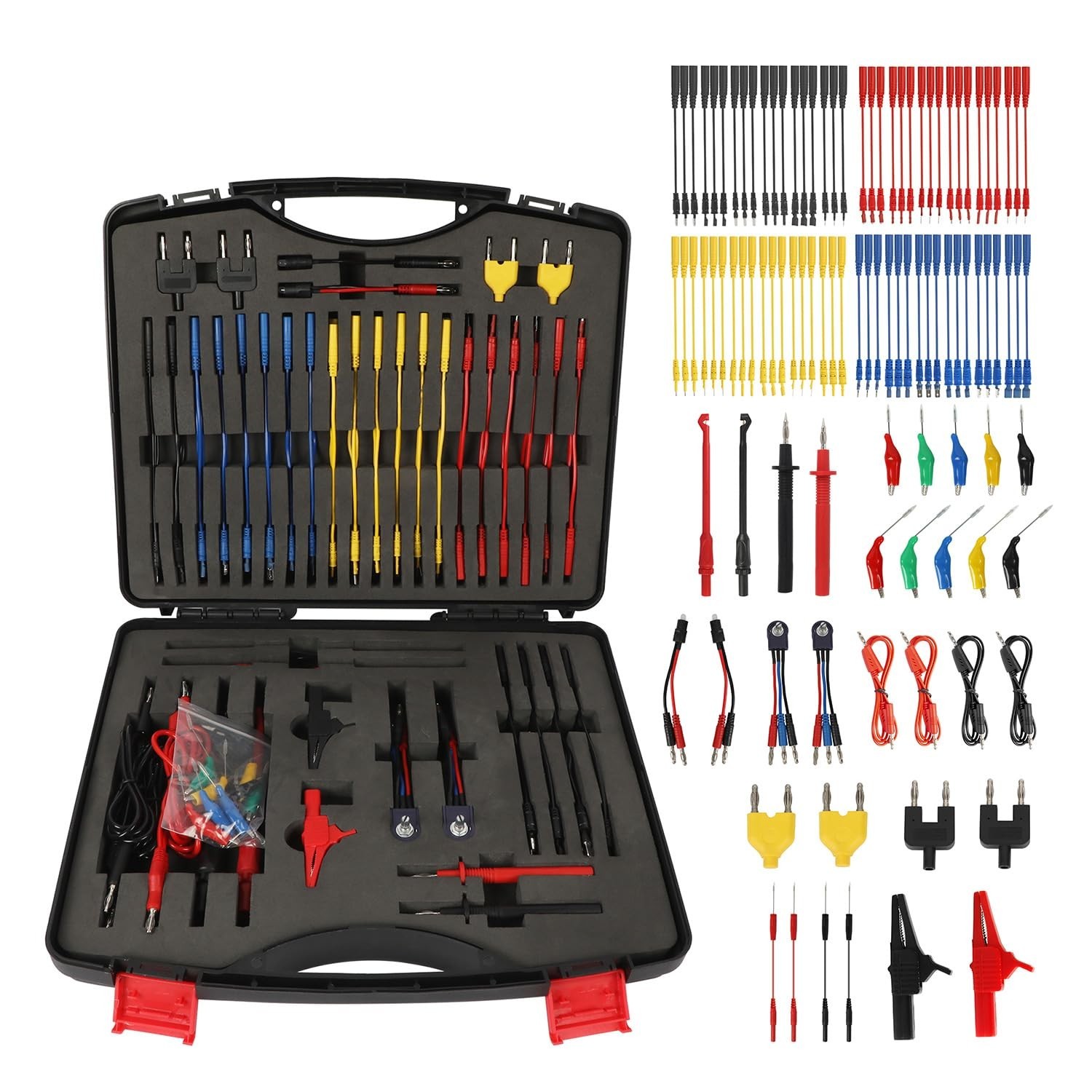 104PCS Automotive Circuit Test Leads Kit Electrical Breakout Leads Automotive...