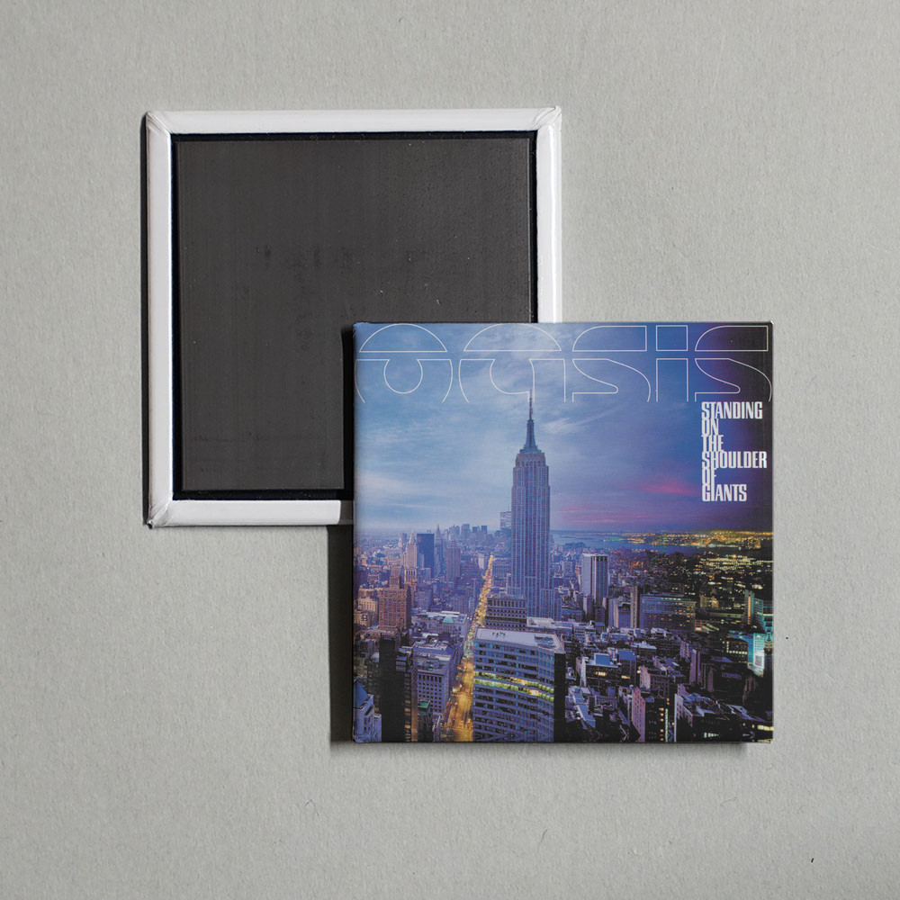 Oasis - Standing On The Shoulder Of Giants Album Cover Locker Fridge Magnet