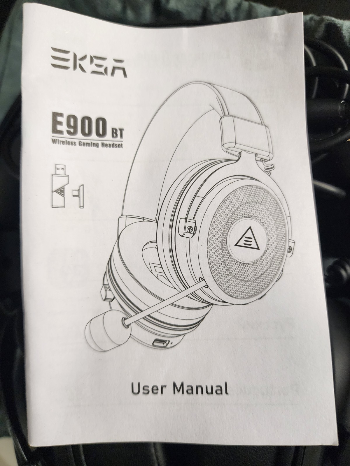 EKSA E900BT Wireless Gaming Headset Bluetooth 5.0 Wired/Wireless Open Box