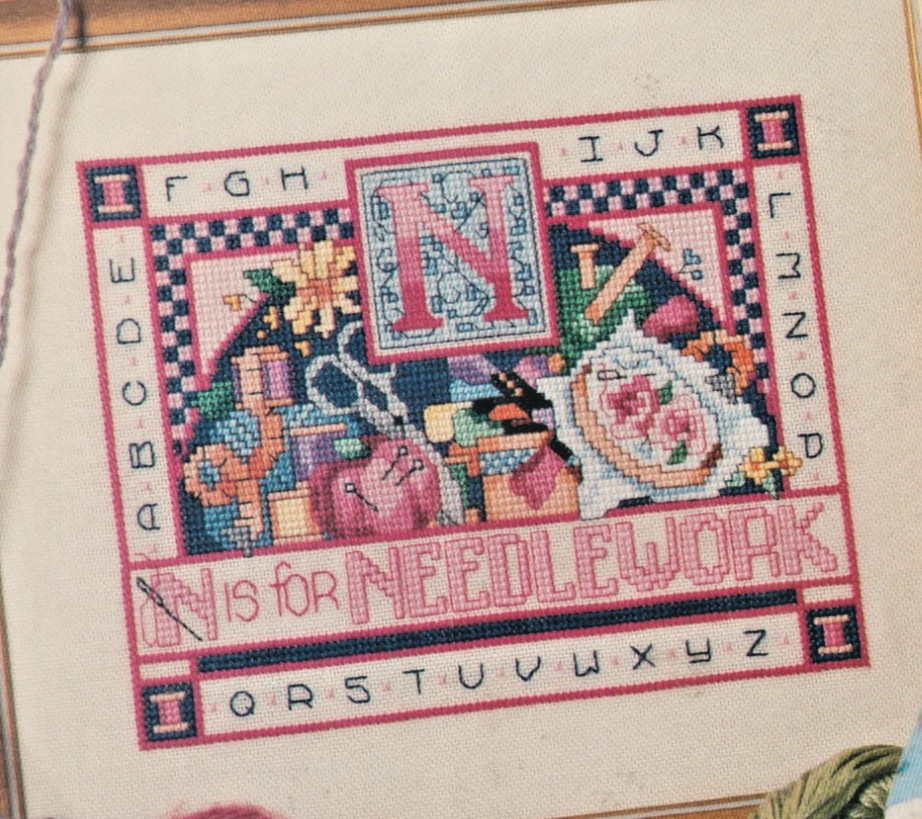 Stitcher's Primer - Needlework * CROSS STITCH PATTERN from Magazine* 76x102