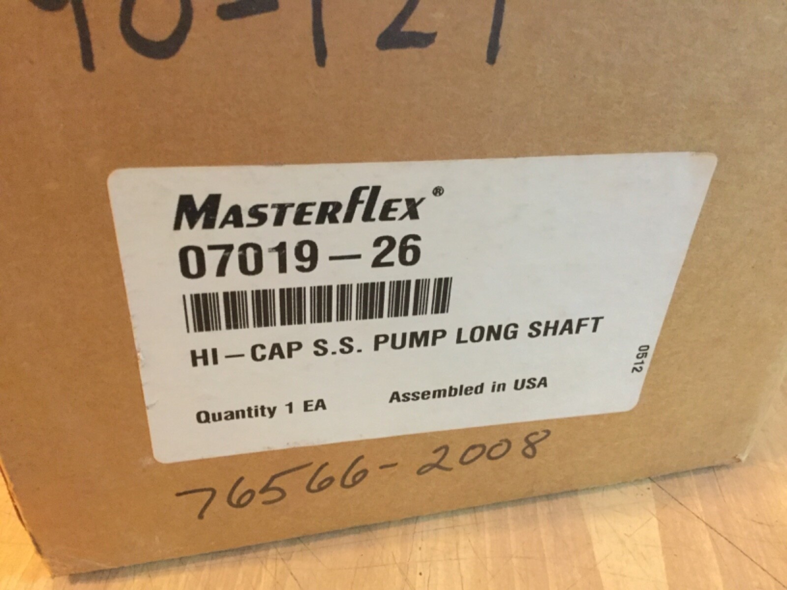 MasterFlex I/P Long-Shaft Standard Pump Head, PC Housing, SS Rotor