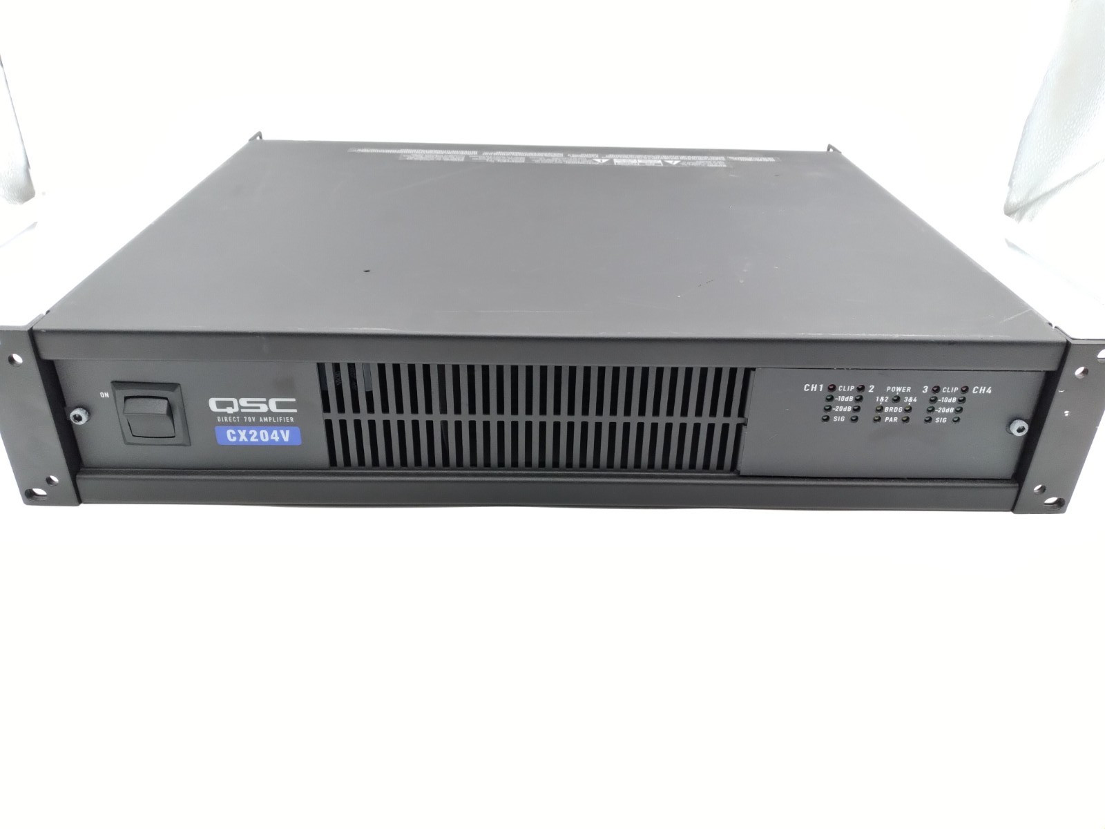 QSC CX-204V 4 Channel 300 Watts Direct 70Volt Professional 2U Power Amplifier