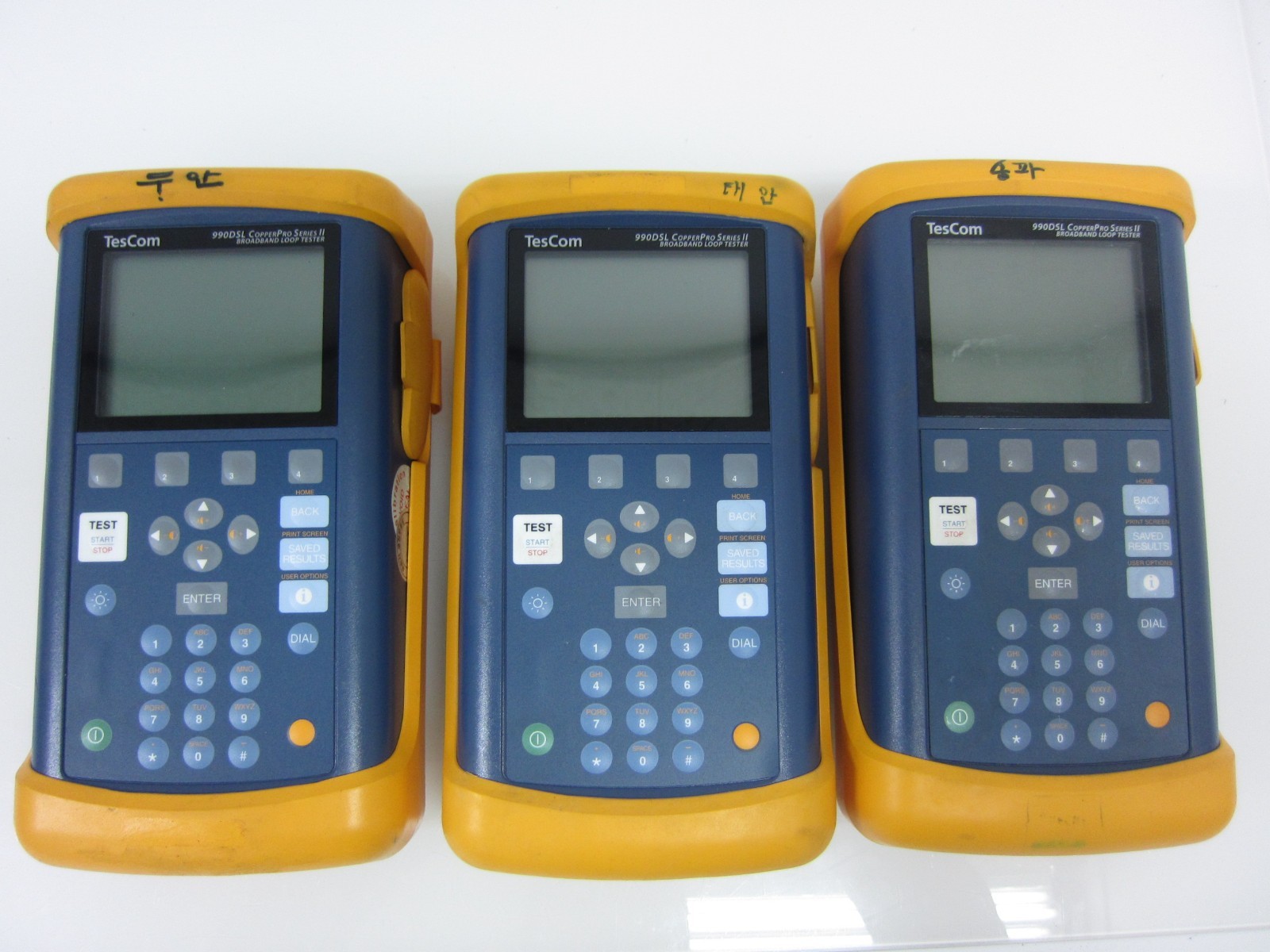(Lots of 3) TESCOM 990DSL CopperPro II Loop Analyzer, No battery, Not turn on
