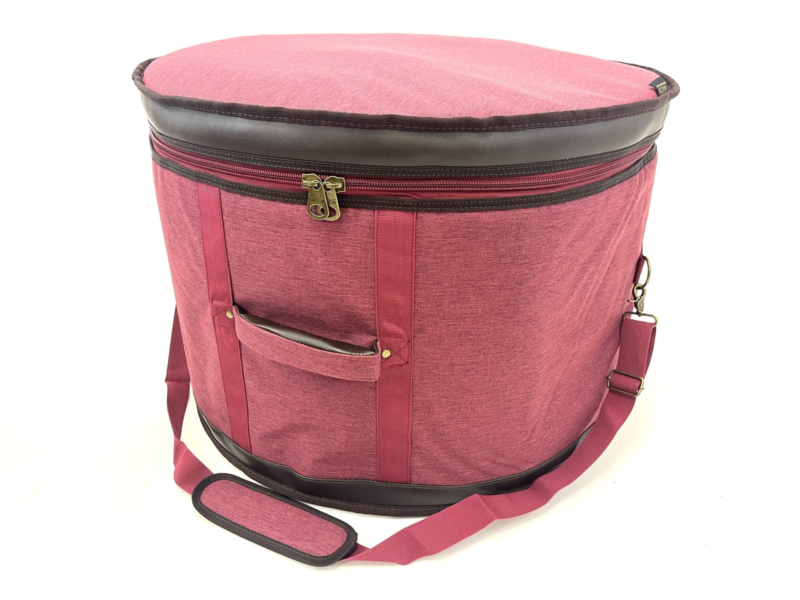 Barton GSP Premium Bass Drum Bag, 20" x 14", Mulberry Truffle