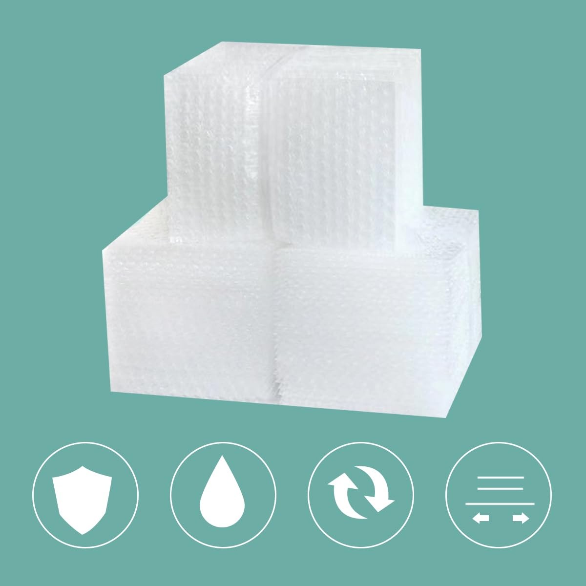 XYH 100 Pcs Bubble Pouches, 6''x8''or 8''x10'' Multiple combinations Bubble B...