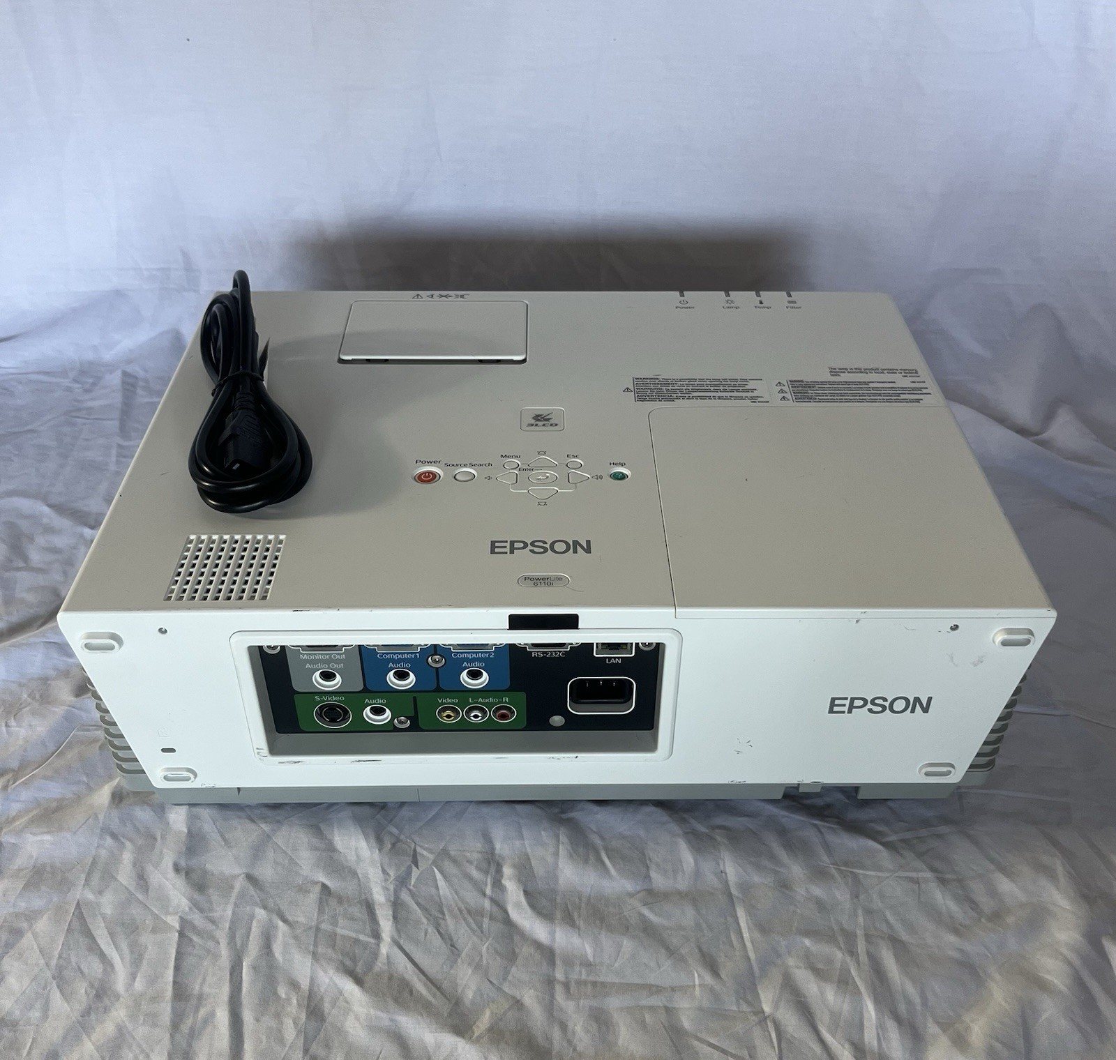 Epson PowerLite 6110i Projector - 3500 Lumens Large Room 3LCD
